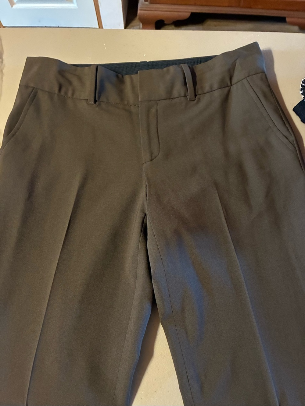 Women’s Wool Slacks in Brown